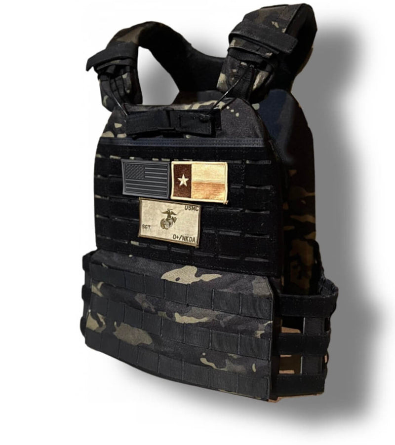 Load image into Gallery viewer, Ataclete Zero Dark Camo Weight Vest/Plate Carrier by ATACLETE