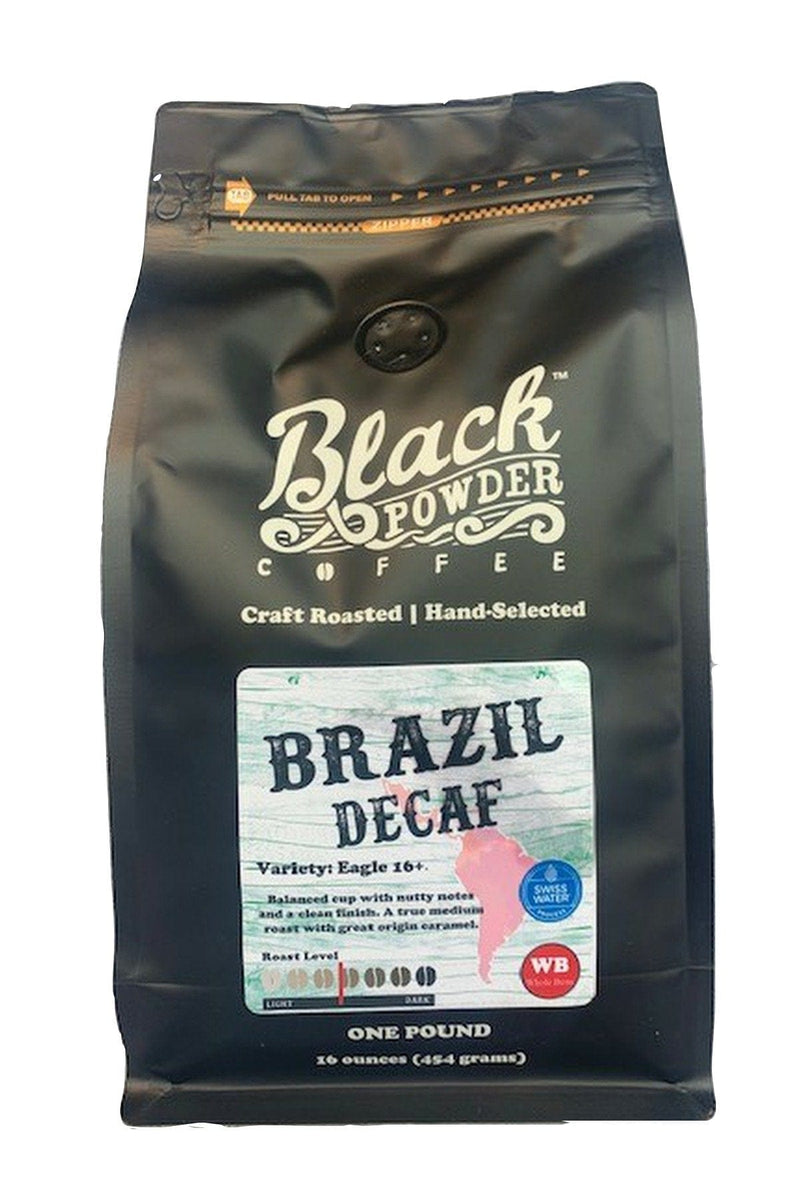 Load image into Gallery viewer, Brazil SWP Decaffeinated Coffee | Light Roast by Black Powder Coffee