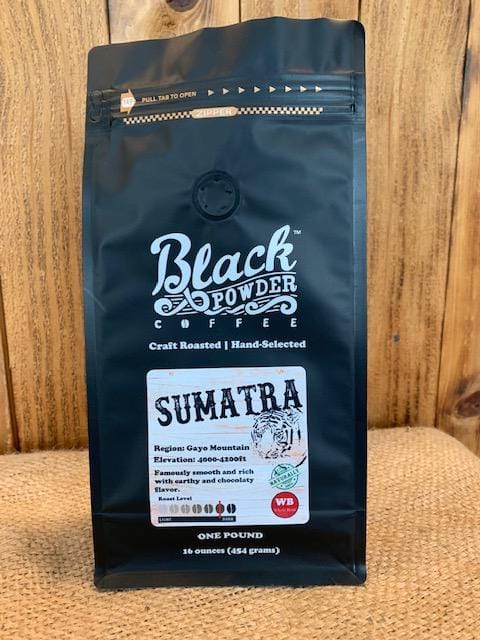 Load image into Gallery viewer, Sumatra Mandheling Gayo | Naturally Grown Coffee | Dark Roast by Black Powder Coffee