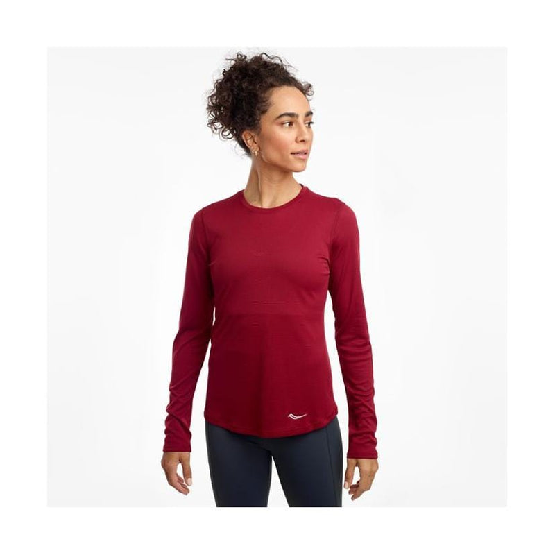 Load image into Gallery viewer, Saucony Stopwatch Long Sleeve Shirt - Womens