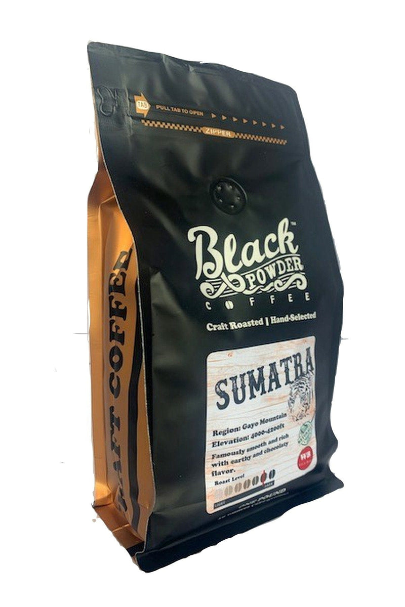 Load image into Gallery viewer, Sumatra Mandheling Gayo | Naturally Grown Coffee | Dark Roast by Black Powder Coffee