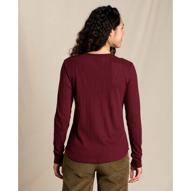 Load image into Gallery viewer, Toad&Co Women's Foothill Pointelle Long Sleeve Crew