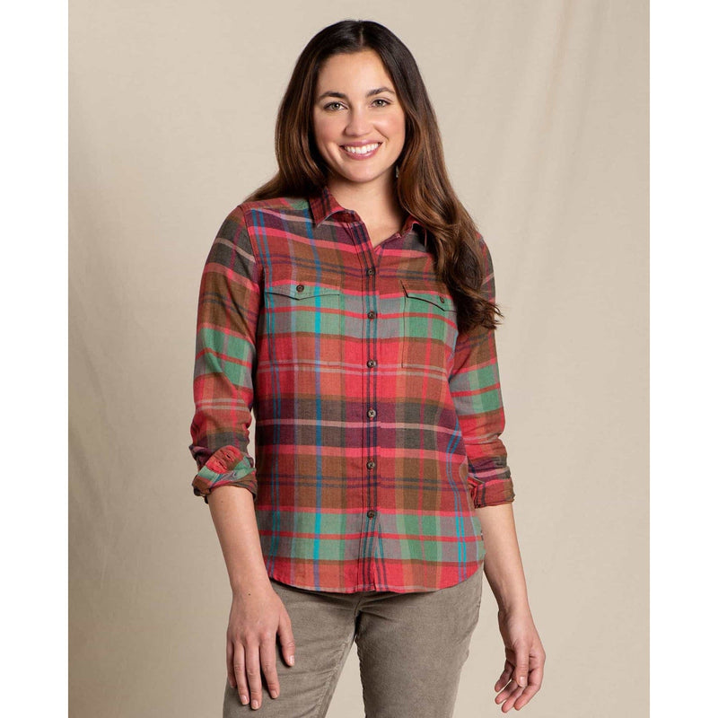 Load image into Gallery viewer, Toad&Co Women's Re-Form Flannel Long Sleeve Shirt