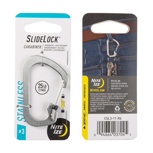 Nite Ize SlideLock Carabiner Stainless Steel 