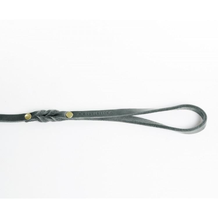 Load image into Gallery viewer, Butter Leather City Dog Leash - Timeless Grey by Molly And Stitch US