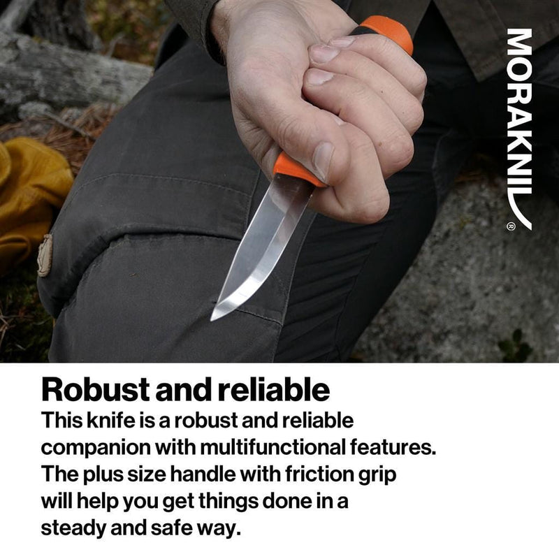 Load image into Gallery viewer, Morakniv Companion Heavy Duty Orange Knife Carbon Steel