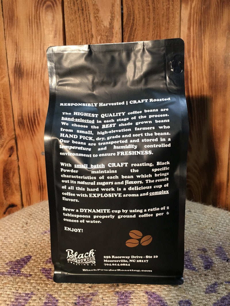 Load image into Gallery viewer, Caramel Flavored Coffee by Black Powder Coffee