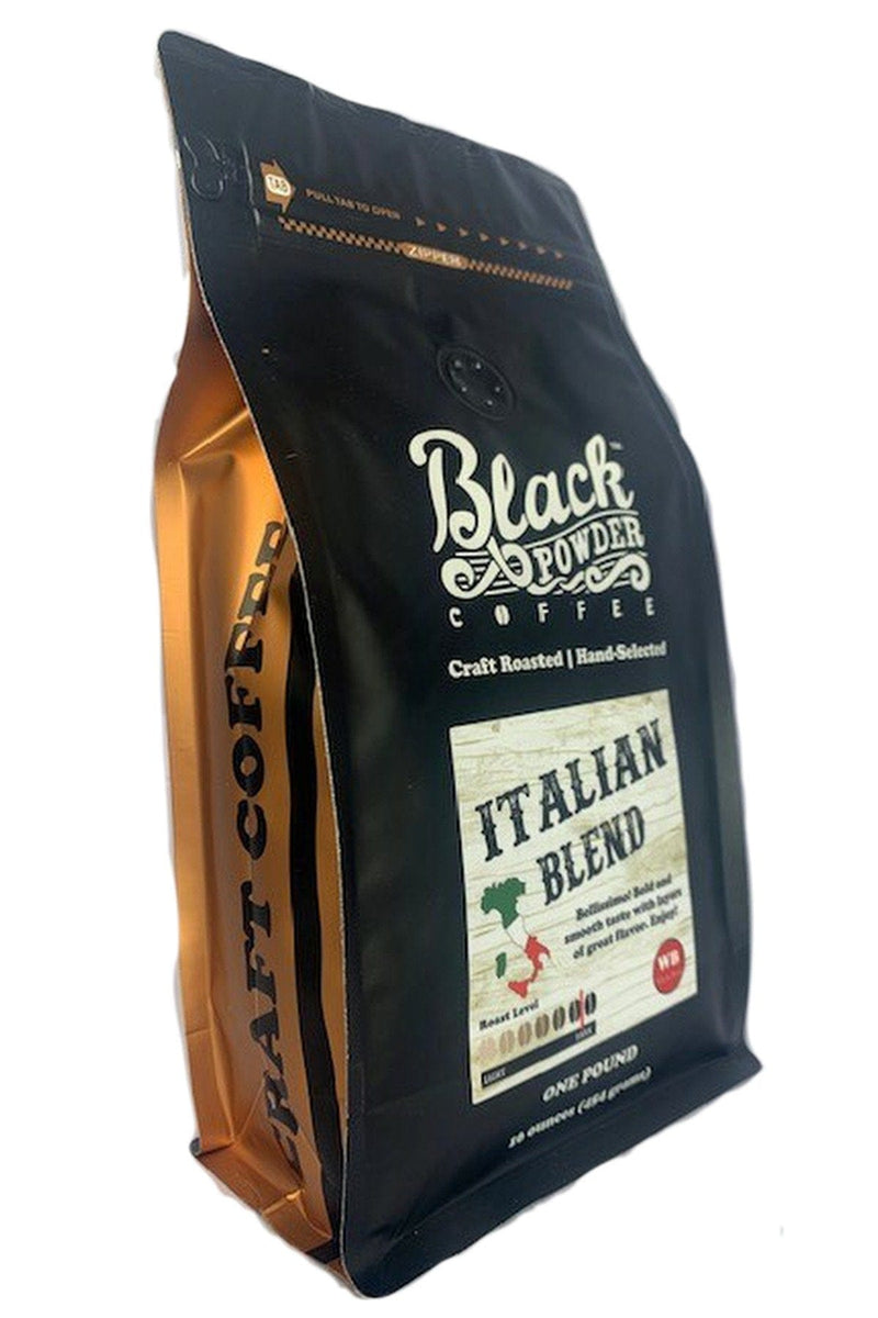Load image into Gallery viewer, Italian Blend | Dark Roast Coffee by Black Powder Coffee