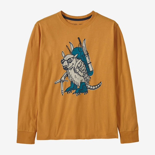 Patagonia Kid's Long Sleeve Regenerative Organic Certified Cotton Graphic T-Shirt
