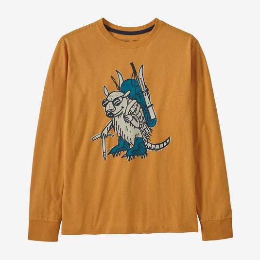 Patagonia Kid's Long Sleeve Regenerative Organic Certified Cotton Graphic T-Shirt