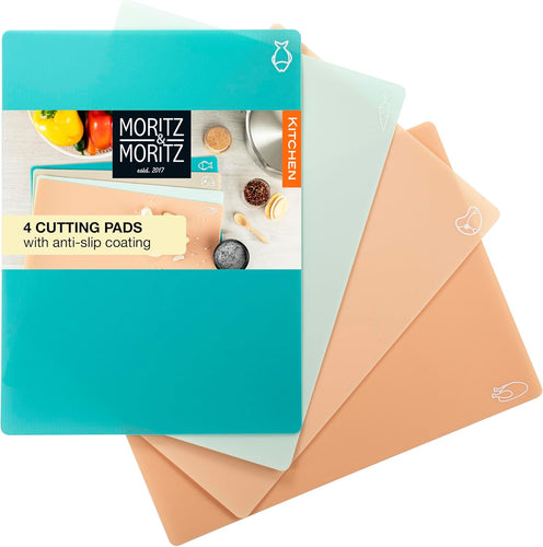 4-Pack Kitchen Cutting Mats by Moritz & Moritz