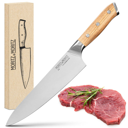 German Steel Professional Chef's Knife (8 inches) by Moritz & Moritz