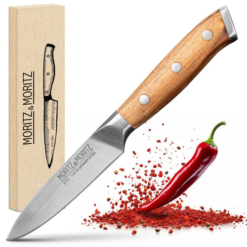 German Steel Professional Multipurpose Vegetable Knife (3.5 inches) by Moritz & Moritz