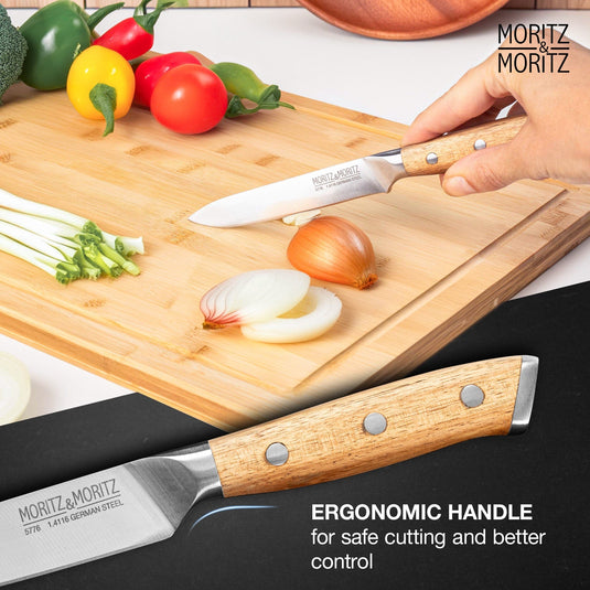 German Steel Professional Multipurpose Kitchen Knife (5 inches) by Moritz & Moritz