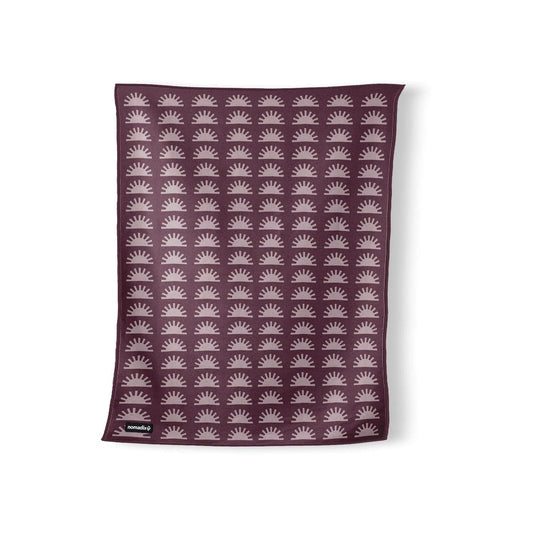 Nomadix Blanket Towel: Sunshine Burgundy