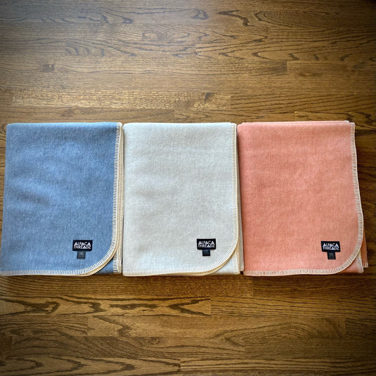 Alpaca Camp Throw - Solids by Alpaca Threadz