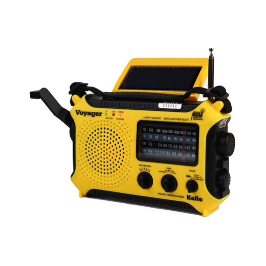 Kaito KA500 AM FM Shortwave Solar Crank Emergency Weather Alert Radio