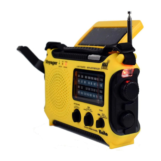 Kaito KA500 AM FM Shortwave Solar Crank Emergency Weather Alert Radio