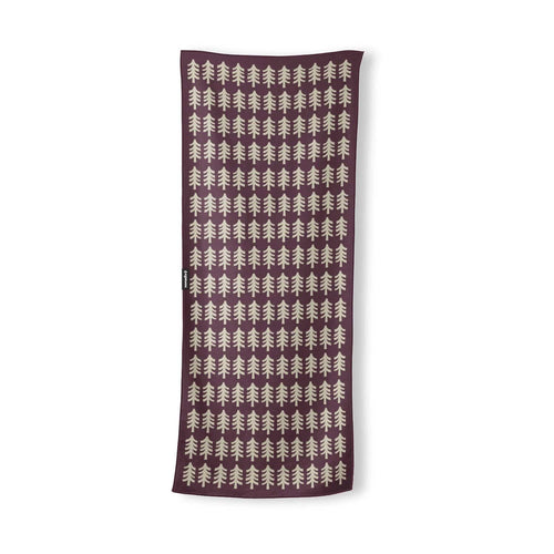 Nomadix Original Towel Fresh Pines Burgundy Beige
