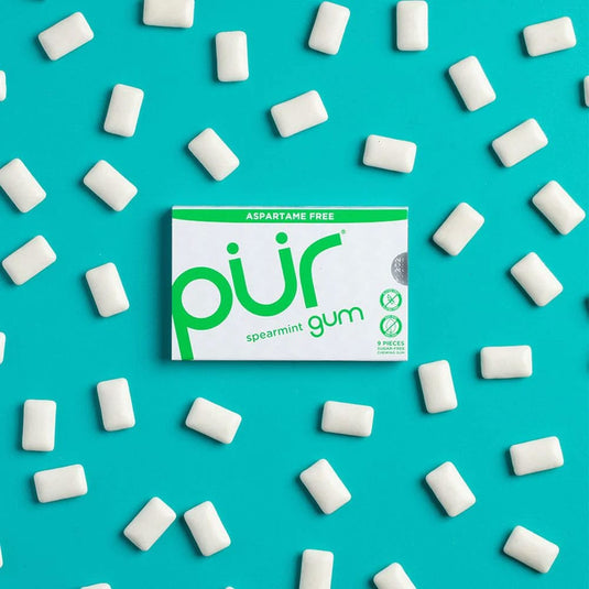 PUR Spearmint Gum Blister Pack