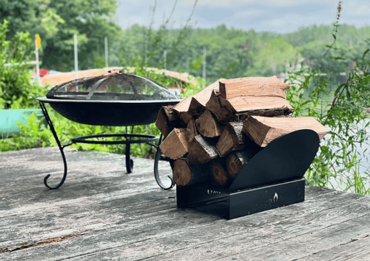 Hearth Bin Adjustable Firewood Rack