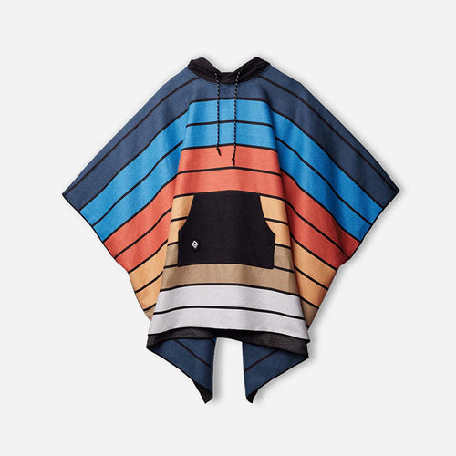 Nomadix Poncho Towel Stripes Blue Orange