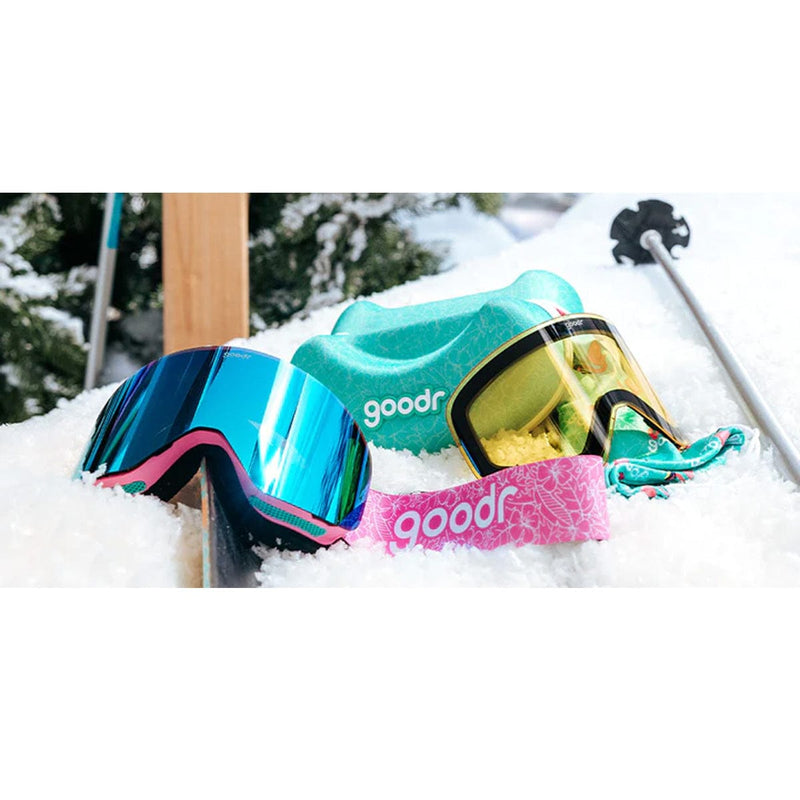Load image into Gallery viewer, goodr Snow G Snow Goggles - Bunny Slope Dropout
