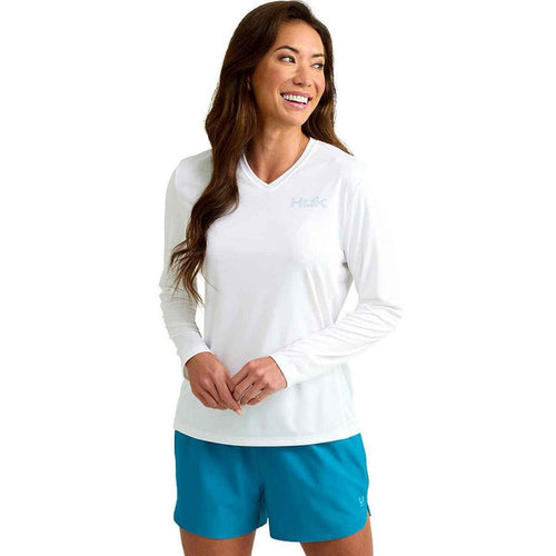 HUK Women's Pursuit HUK Box Graphic Long Sleeve Shirt