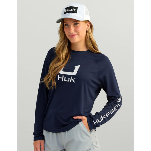 HUK Women's Icon Long Sleeve