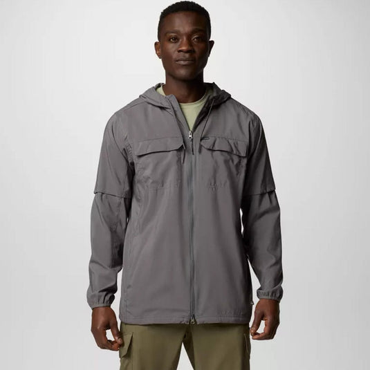 Columbia Men's Skien Valley Hooded Long Sleeve Shirt