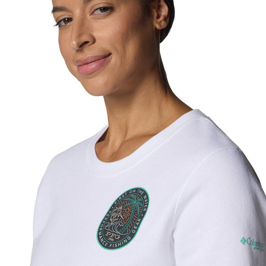 Columbia Women's PFG Graphic Sweatshirt Crew