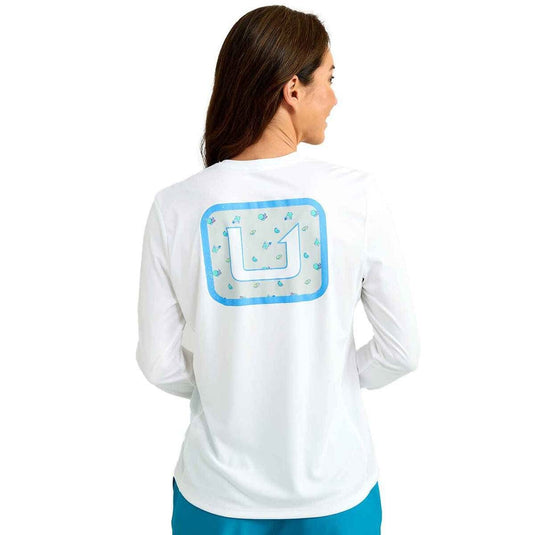 HUK Women's Pursuit HUK Box Graphic Long Sleeve Shirt