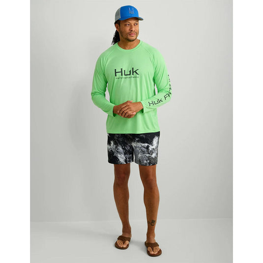 HUK Men's Pursuit Mossy Oak Volley Shorts