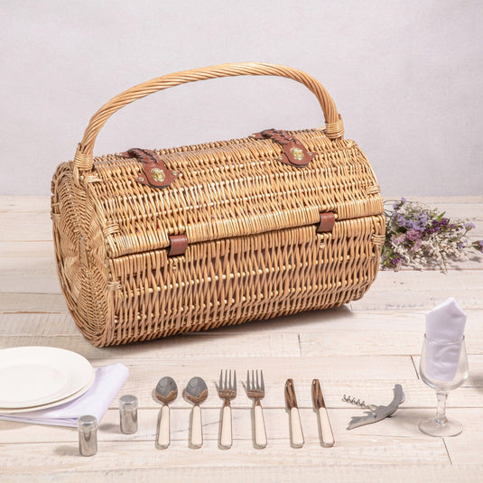 Barrel Picnic Basket by Picnic Time Family of Brands