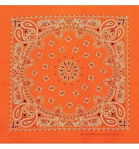 Neon Paisley Bandanas