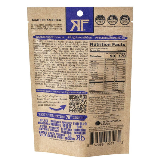 Righteous Felon Craft Seoul Survivor Beef Jerky