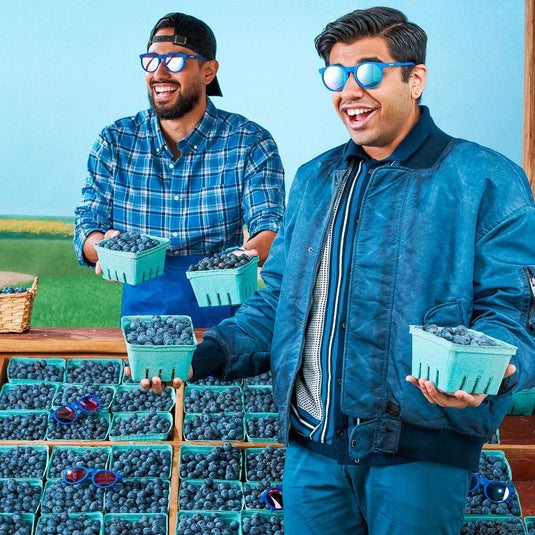 goodr Circle G Sunglasses - Blueberries, Muffin Enhancers