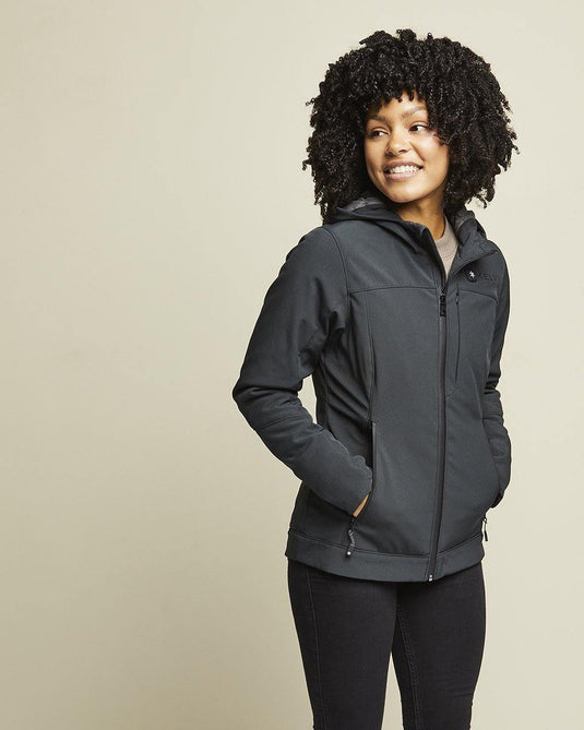 Luna Women’s Heated Jacket Black by Kelvin Coats