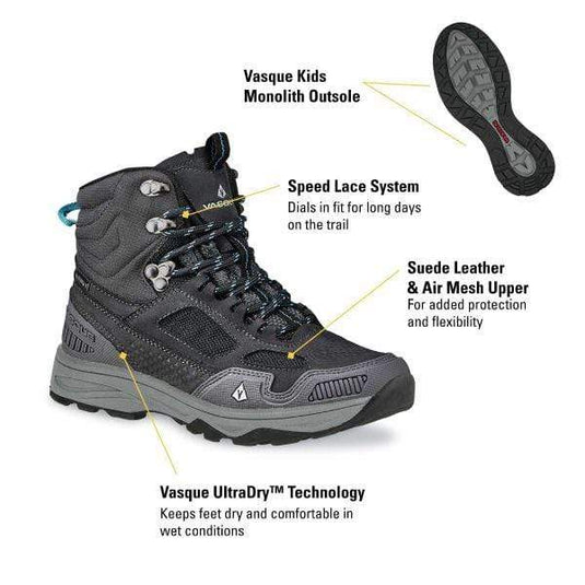 Vasque Breeze AT UltraDry Waterproof Hiking Boot - Kids