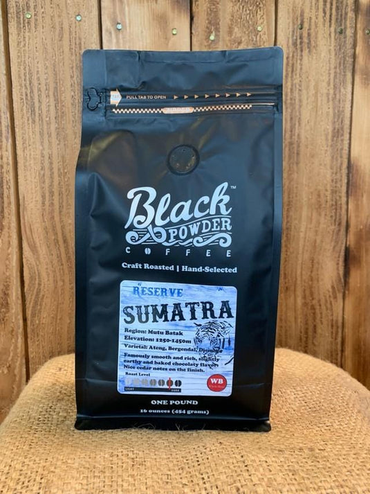 Sumatra Mandheling Coffee | Reserve | Dark Roast by Black Powder Coffee